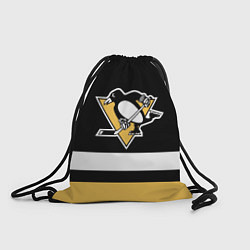 Рюкзак-мешок Pittsburgh Penguins: Black, цвет: 3D-принт