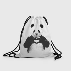 Рюкзак-мешок Panda Love, цвет: 3D-принт