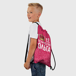 Рюкзак-мешок Её величество Ольга, цвет: 3D-принт — фото 2