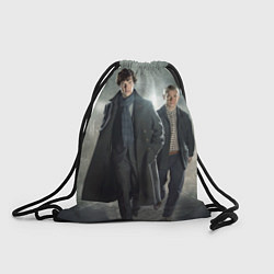 Рюкзак-мешок Шерлок и Доктор, цвет: 3D-принт