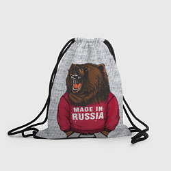 Рюкзак-мешок Made in Russia, цвет: 3D-принт