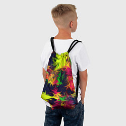 Рюкзак-мешок Кислотный взрыв, цвет: 3D-принт — фото 2