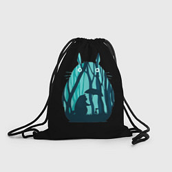 Рюкзак-мешок Тоторо в лесу, цвет: 3D-принт