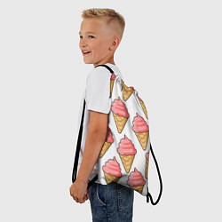 Рюкзак-мешок Мороженки, цвет: 3D-принт — фото 2