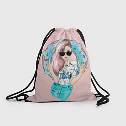 Рюкзак-мешок Моя любовь - пончики, цвет: 3D-принт
