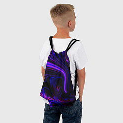 Рюкзак-мешок Цветные разводы, цвет: 3D-принт — фото 2