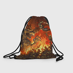 Рюкзак-мешок Dark Souls: Fire Dragon, цвет: 3D-принт