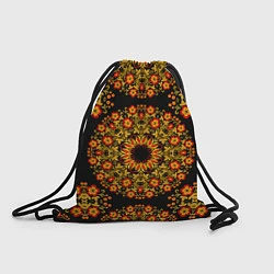 Рюкзак-мешок Хохлома Роспись, цвет: 3D-принт