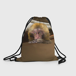 Рюкзак-мешок Мартышка, цвет: 3D-принт