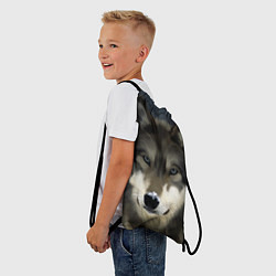 Рюкзак-мешок Зимний волк, цвет: 3D-принт — фото 2