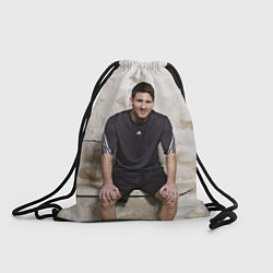 Рюкзак-мешок Улыбчивый Месси, цвет: 3D-принт