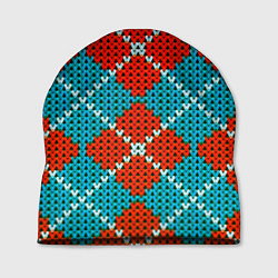 Шапка Knitting pattern, цвет: 3D-принт