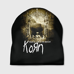 Шапка Korn take a look in the mirror, цвет: 3D-принт