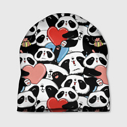 Шапка Милые панды, цвет: 3D-принт