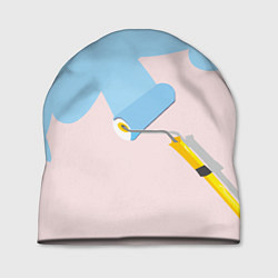 Шапка Голубая заливка, цвет: 3D-принт