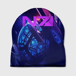 Шапка N7: Neon Space, цвет: 3D-принт