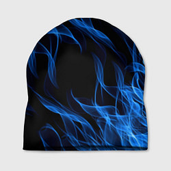 Шапка BLUE FIRE FLAME, цвет: 3D-принт