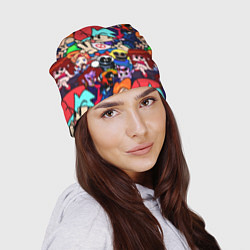 Шапка Friday Night Funkin все герои, цвет: 3D-принт — фото 2