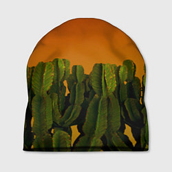 Шапка Кактусы на закате, цвет: 3D-принт