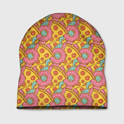 Шапка Пицца и пончики, цвет: 3D-принт