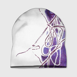 Шапка Фиолетовые нити, цвет: 3D-принт