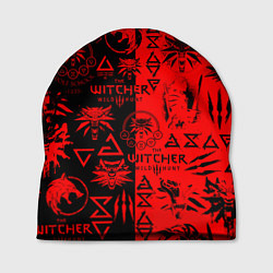 Шапка THE WITCHER LOGOBOMBING BLACK RED, цвет: 3D-принт