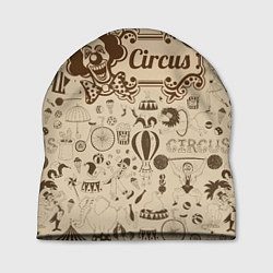 Шапка Цирк винтажный, цвет: 3D-принт