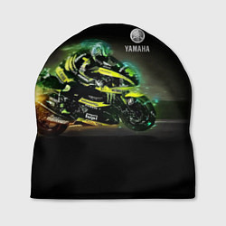 Шапка YAMAHA - famous racing team!, цвет: 3D-принт