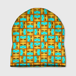 Шапка GEOMETRY DASH CLASSIC FACE PATTERN КЛАССИКА