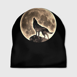 Шапка Волк и Полнолуние