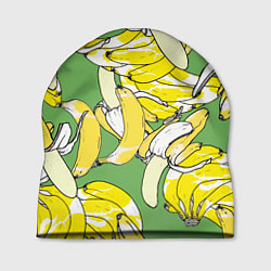 Шапка Banana pattern Summer Food, цвет: 3D-принт