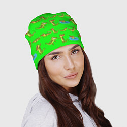 Шапка CHARMING CROCODILES, цвет: 3D-принт — фото 2