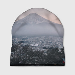 Шапка Туманные горы и деревья утром, цвет: 3D-принт