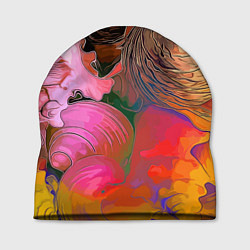 Шапка Стилизованная композиция из океанских ракушек, цвет: 3D-принт