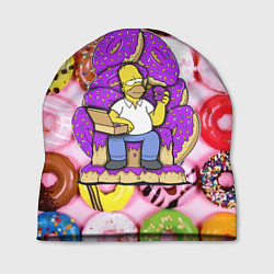 Шапка Гомер Симпсон в окружении пончиков, цвет: 3D-принт