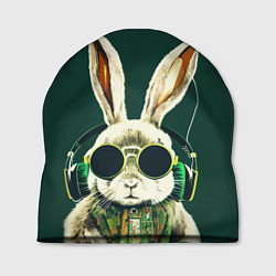 Шапка Заяц меломан, цвет: 3D-принт