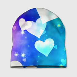 Шапка Dreamy Hearts Multicolor, цвет: 3D-принт