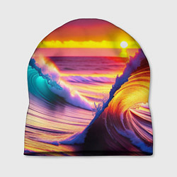 Шапка Волны на закате, цвет: 3D-принт
