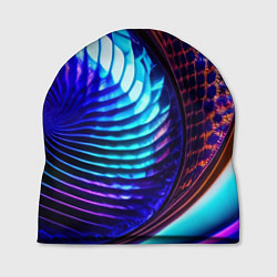 Шапка Неоновый водоворот, цвет: 3D-принт
