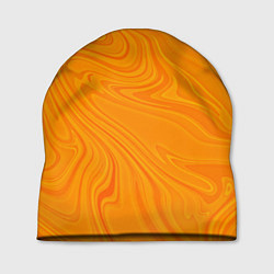Шапка Абстракция оранжевый, цвет: 3D-принт