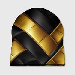 Шапка Gold black luxury, цвет: 3D-принт