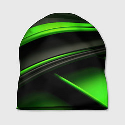 Шапка Black green textureпоп, цвет: 3D-принт