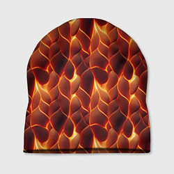 Шапка Огненная мозаичная текстура