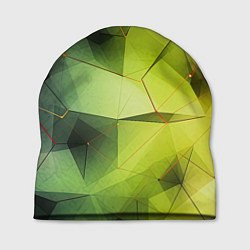 Шапка Зеленая текстура объемная, цвет: 3D-принт