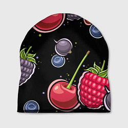 Шапка Плоды и ягоды, цвет: 3D-принт