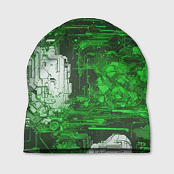 Шапка Киберпанк заражение зелёное, цвет: 3D-принт