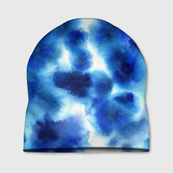 Шапка Акварельные абстрактные пятна напоминающие космос, цвет: 3D-принт