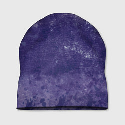 Шапка Абстракция - violet color background