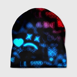 Шапка Lil peep neon rap music, цвет: 3D-принт