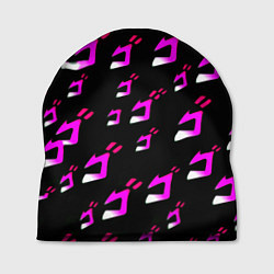 Шапка JoJos Bizarre neon pattern logo, цвет: 3D-принт